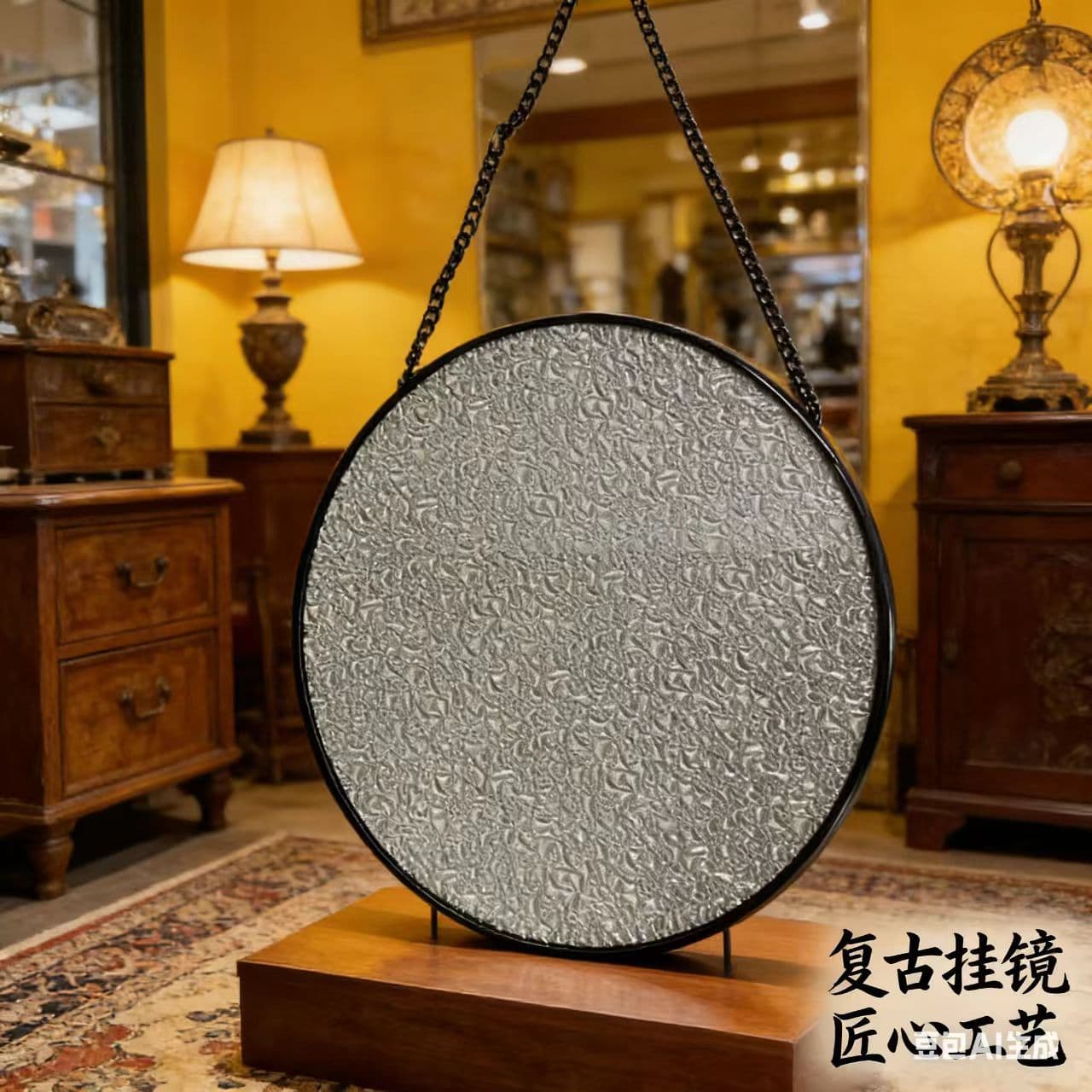 ETSY cross-border new product round blank sunshine catcher glass pendant DIY glass painting stained glass flower glass