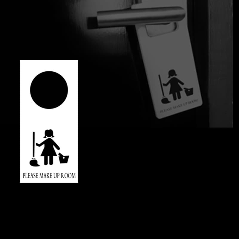 Meeting Room Hotel Restroom Signage Door Hanger Indicator Do Not Disturb Notice Board