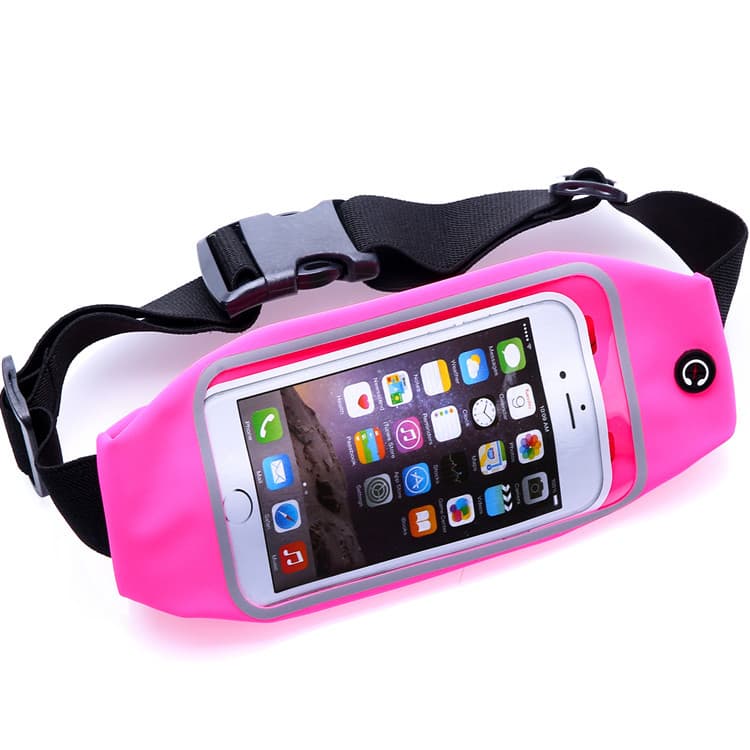 Outdoor running sports waist bag Lycra waterproof touch screen cycling mountaineering tactical mobile phone lightweight waterproof