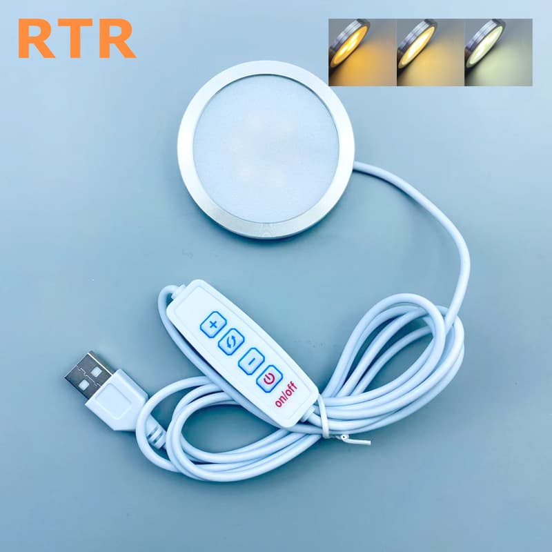Compatible with BambuLab 3D Printed LED Night Light MH001 Maker's Treasure Round Light Model Kit