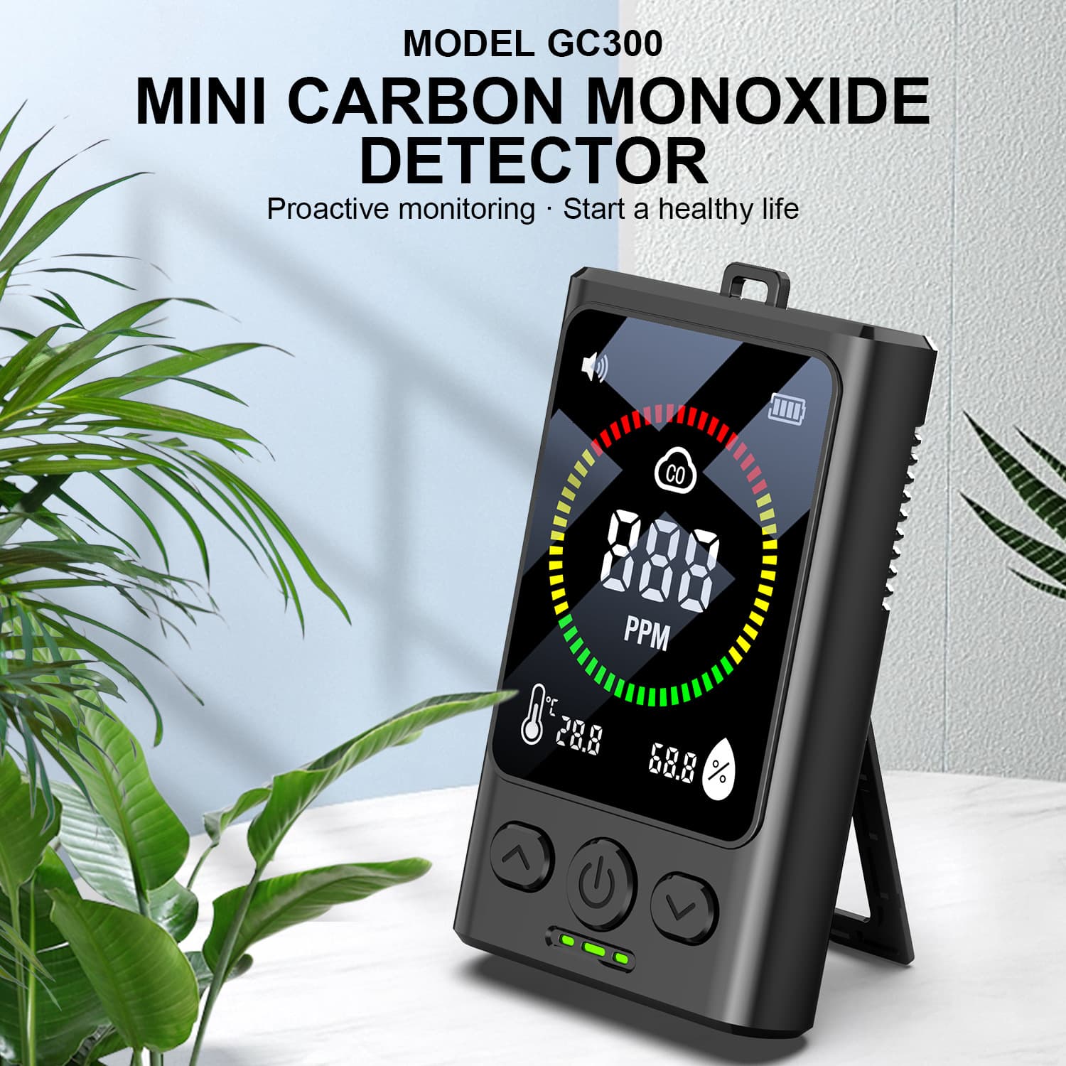 Cross-border Outdoor Carbon Monoxide Detector on Amazon, Industrial Plug-in Toxic Gas Alarm, Air Quality Monitor