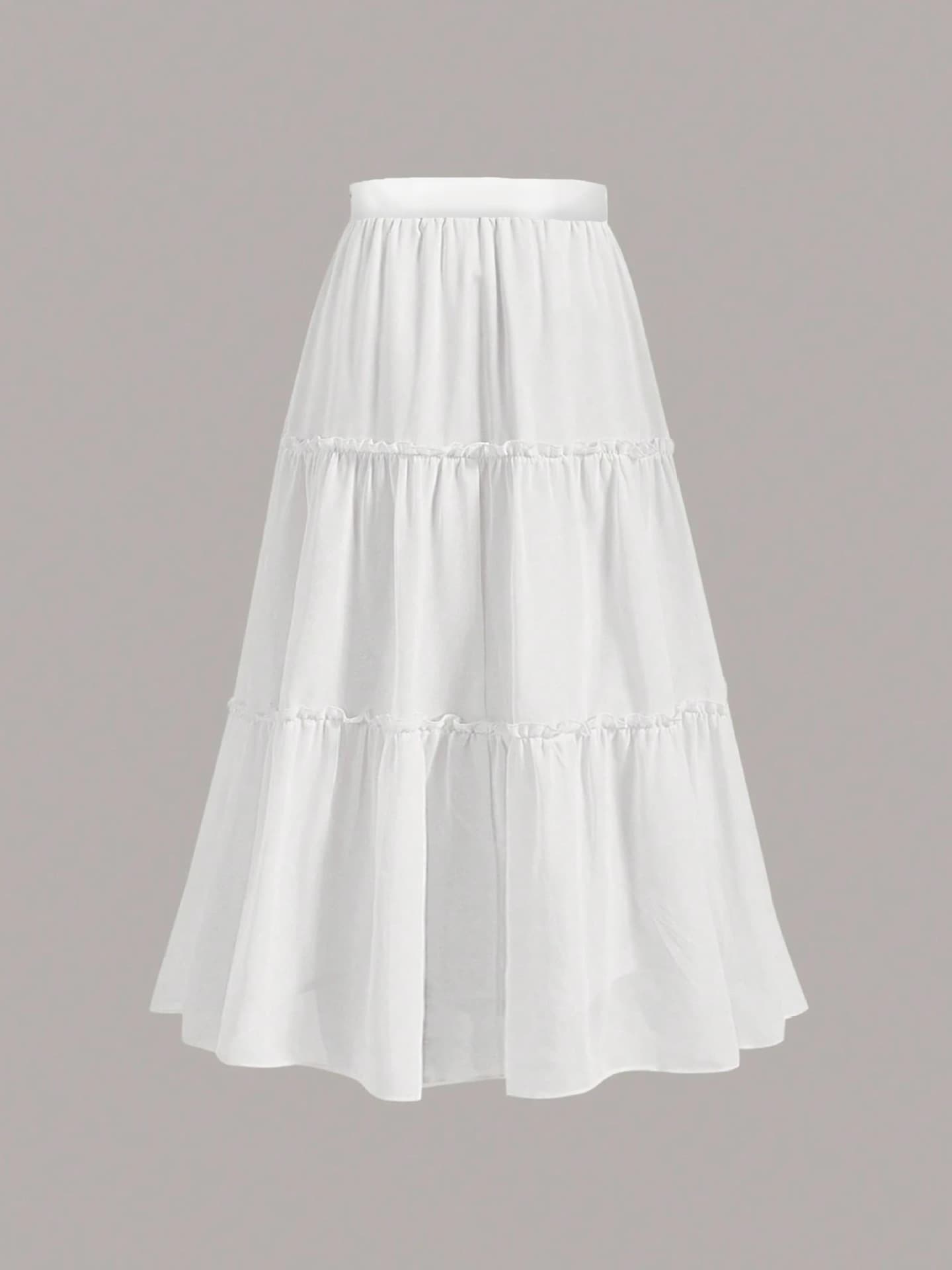 Autumn Fine Design Slim Fit Bodycon Skirt, New Miu-Style Draped High-Waist A-Line Skirt