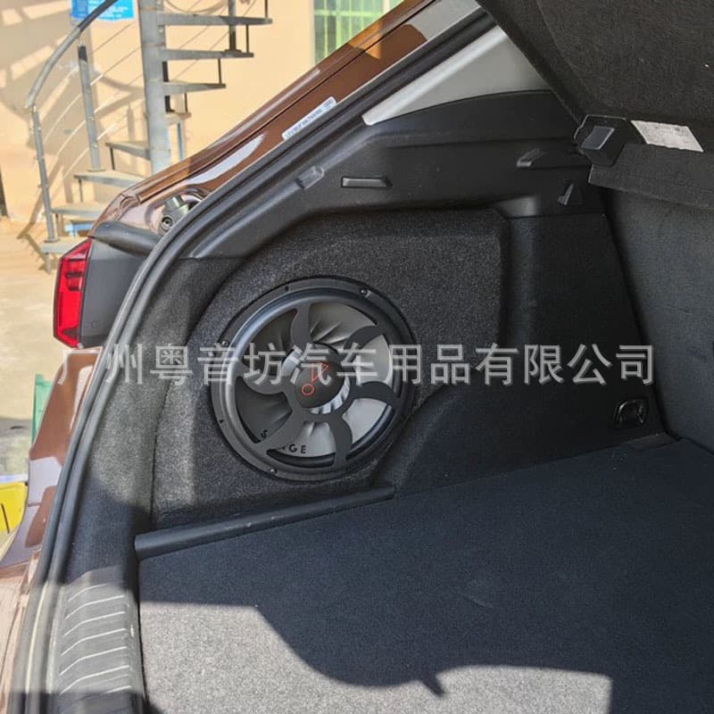 Q3 Car 2019-2024 Model Subwoofer Empty Box Daya Brand Wooden Space-Saving Enclosure 10-inch Speaker
