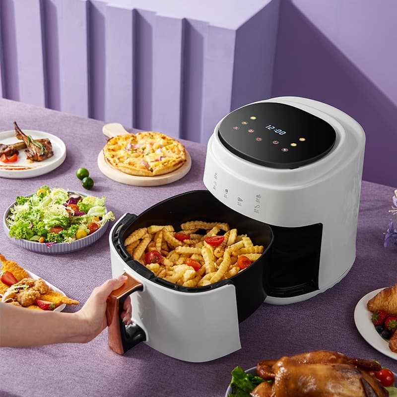 Airfryer Smart 8L Household Air Fryer, Multifunctional Large-Capacity Touchscreen Electric Fryer for Export Wholesale