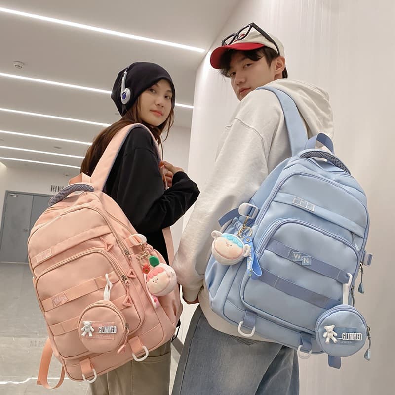 New School Backpack for Girls Grades 3-6, Large Capacity, High Appearance, Shoulder Bag for High School Students
