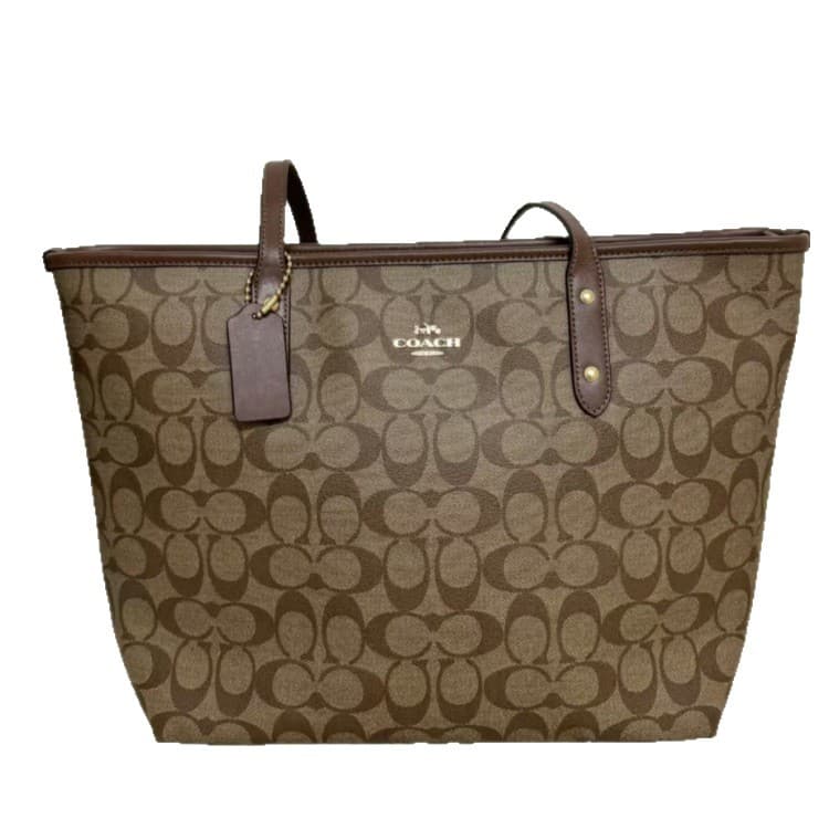 Koujia 2025 New City30 Classic Monogram Tote Bag Shoulder Handbag Large Capacity Shopping Bag Commuter Women's Bag