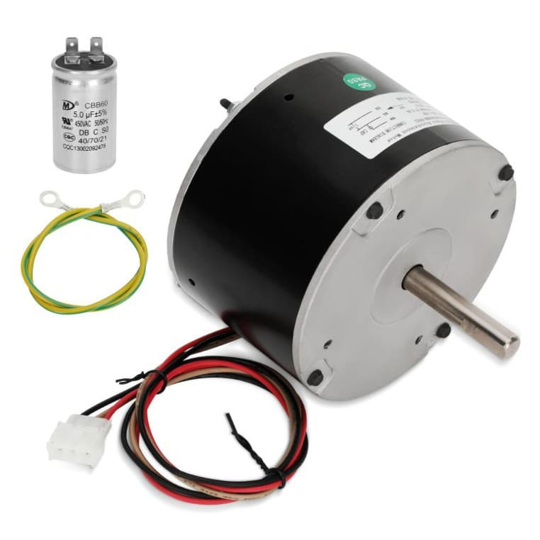 K55HXHDD-8562 condenser fan motor, 1/5 HP, 1075 RPM, 208-230V, bolt