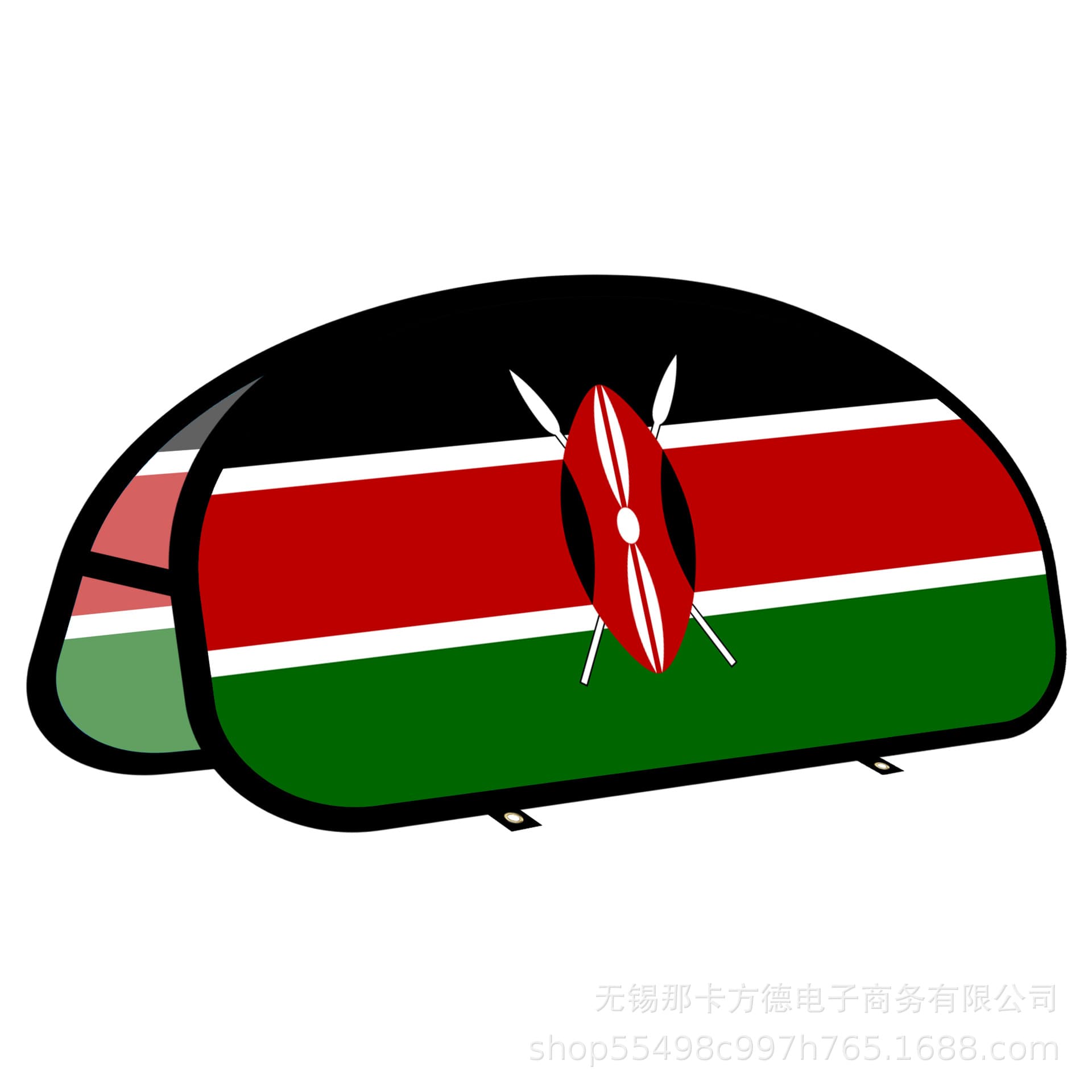 New product sale warp knit fabric material flag style A-panel various shapes/sizes custom design available