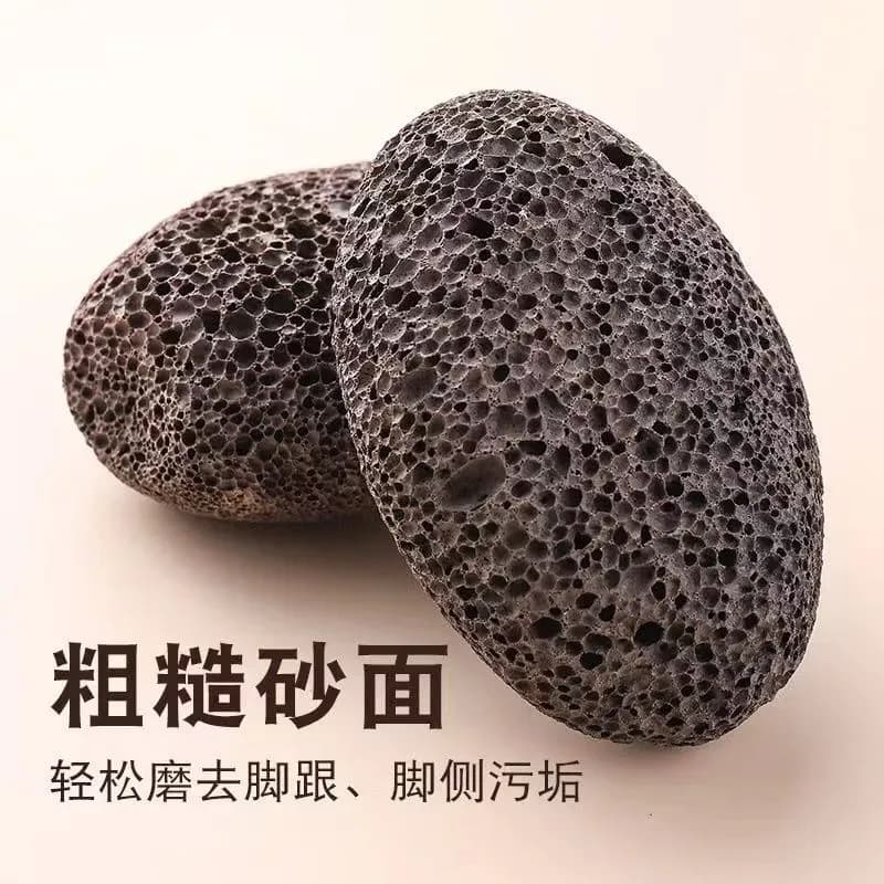 Natural volcanic pumice stone for dead skin removal on soles and heels, callus eraser pedicure tool