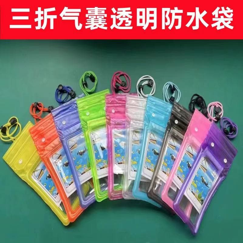 Waterproof Phone Pouch, Touchscreen Compatible, Sealed Diving Case, Swimming & Rafting Gear, Takeout Delivery Essential, Transparent Sealed Bag