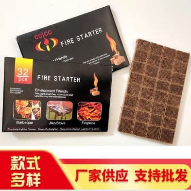 Factory Direct Hot-Selling Flammable Outdoor Fire Starters for BBQ in Europe, America, Japan