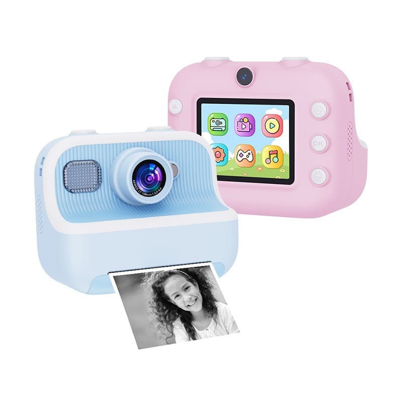 Cross-border Hot Selling Children's Digital Camera M8 Kids Instant Print Camera Print on the Go Polaroid Camera Toy