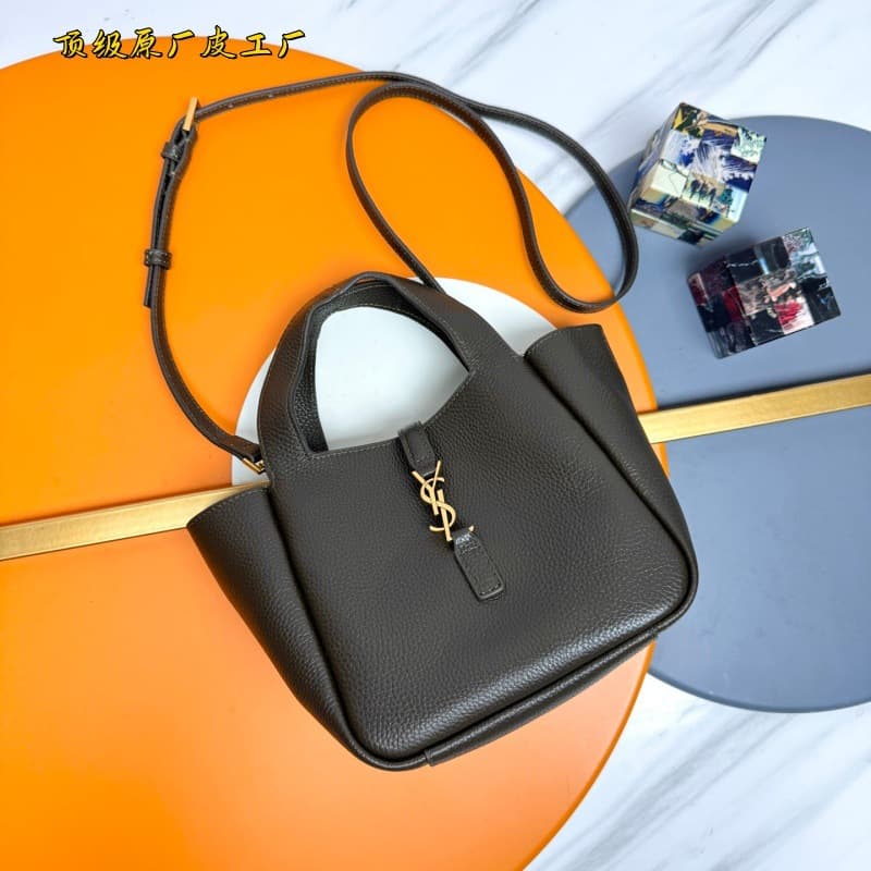 (Guangzhou Top-Grade Original Factory Leather) YS YSL-Style Top-Handle Crossbody Bag Lambskin Box Bag One-Shoulder Small Square Bag