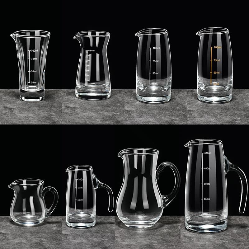 Glass Baijiu Divider Imported Wine Red Wine Decanter Home Restaurant Use Small 100ml Divider with Scale