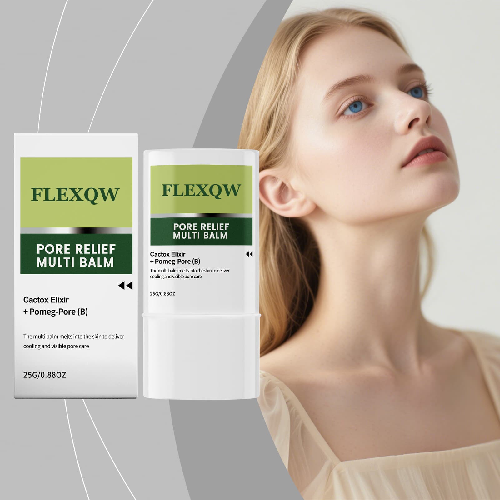 Cross-Border Best-Selling Cactus Facial Moisturizing Stick Maintains Hydration, Comfort, and Smooth Skin Texture, Moisturizes and Helps with Acne