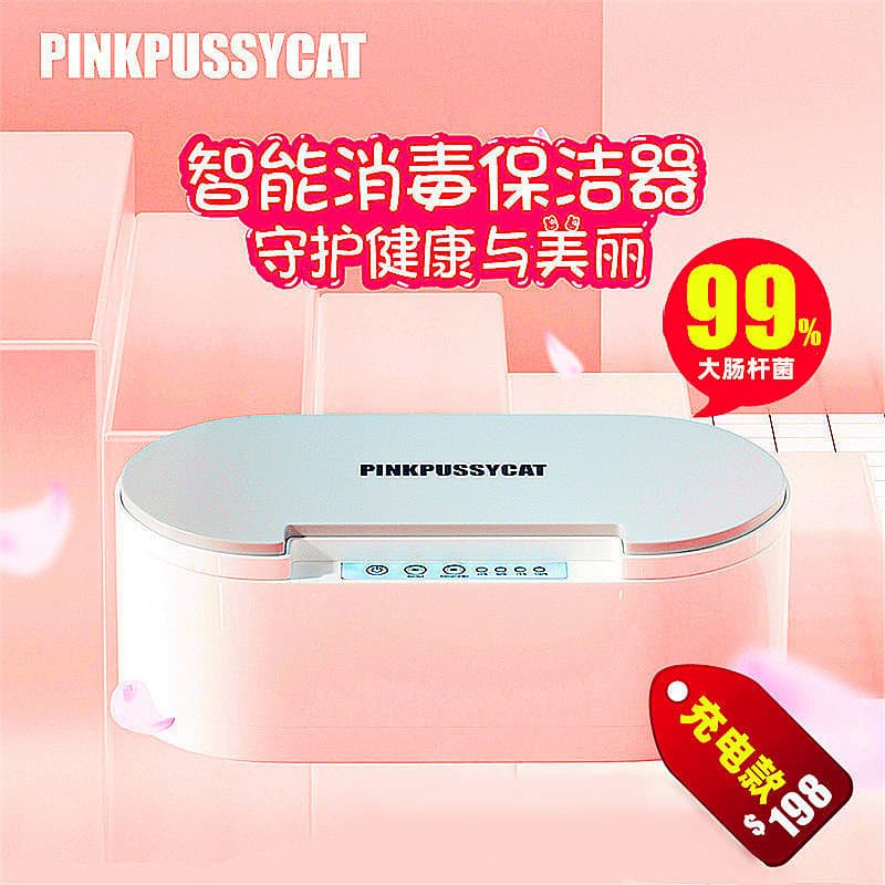 Portable UV disinfection box for nail tools, underwear cleaner and sterilizer, sex toy storage box