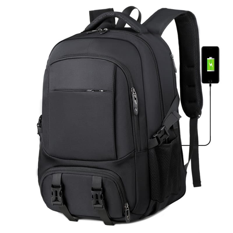 New Cross-border Backpack Large Capacity Men's Student Casual Minimalist Backpack Business Travel Laptop Bag