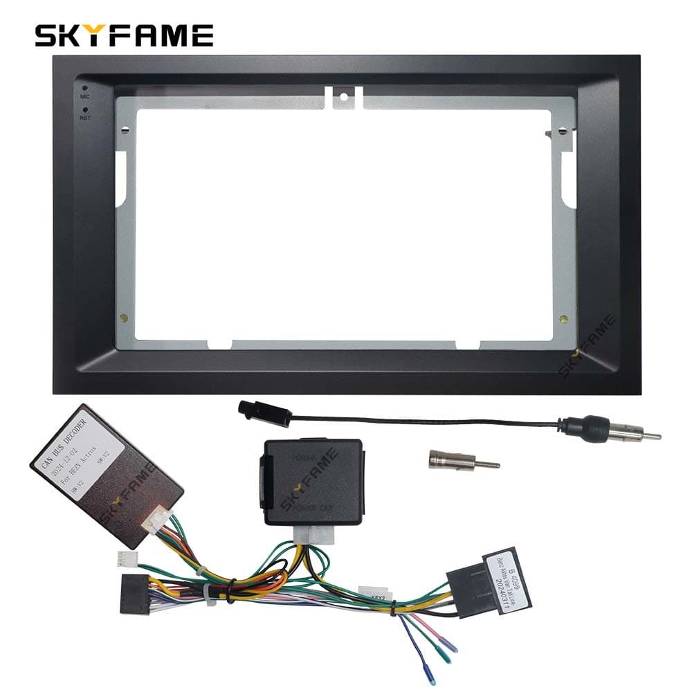 SKYFAME Versatile Frame Kit for Mercedes-Benz Actros Radio Navigation Panel Frame
