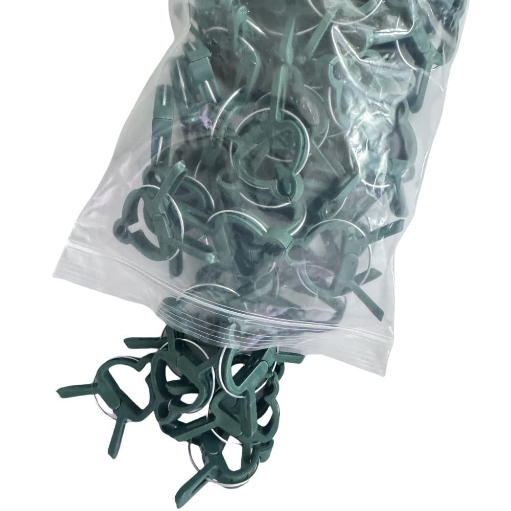 Green garden clip tomato flower garden plant clip plastic clip tomato tied vine fixed clip buckle accessories