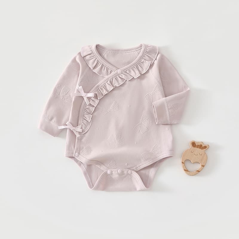 Baby Bodysuit for Newborns, 100 Days, Cute and Sweet Romper for Girls, Infant Onesie