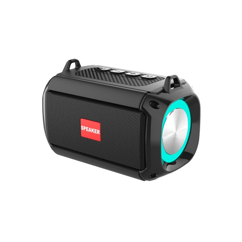 Factory BS-37D Outdoor Wireless Bluetooth Speaker RGB Colorful Lights Mini Portable Subwoofer Bluetooth 5.0