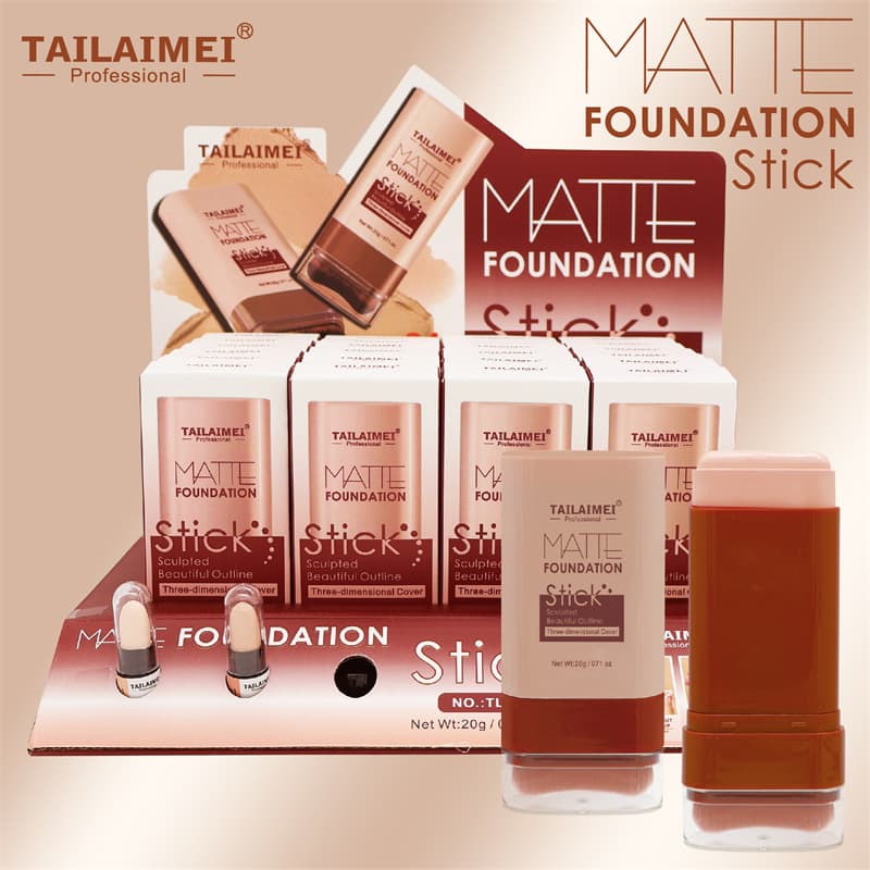 TLM Export Makeup Stick Full Coverage Concealer Lightweight Moisturizing Foundation Waterproof Solid Matte Foundation Stick