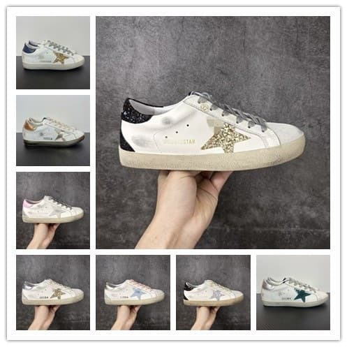 Putian Shoes Export SUPERSTAR Genuine Leather GGDB Distressed Vintage Small Dirty Shoes Men's Women's Star Shoes Dirty Shoes