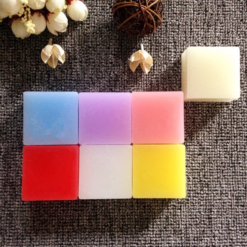 DIY colored wax blocks, semi-refined 58 degree paraffin wax raw materials, homemade candles, candle raw materials, 50 grams of paraffin wax