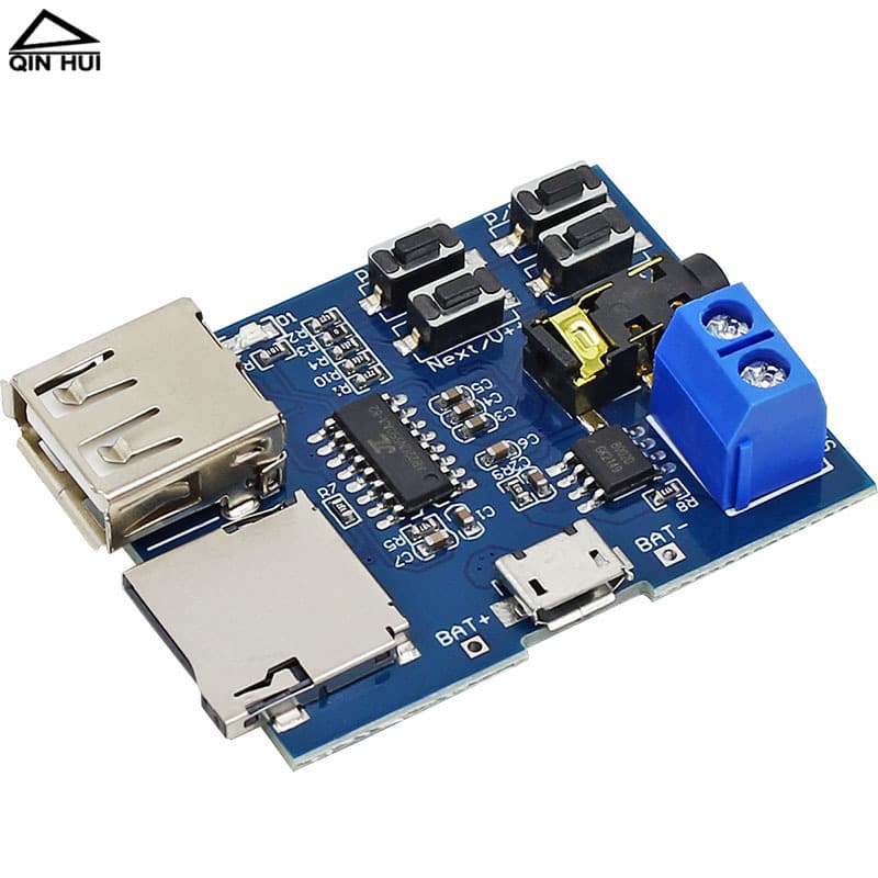 HiFi Speaker Audio Decoder Amplifier Mono TF Card USB MP3 Lossless Audio Player Board Module