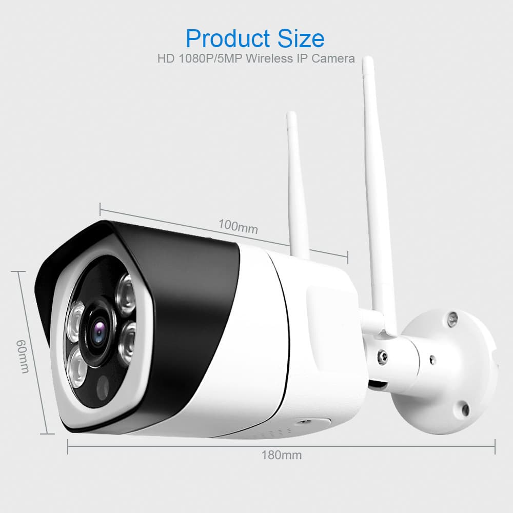 Bullet Camera Outdoor HD Surveillance Camera Best-Selling Export Model Outdoor Night Vision Infrared Smart Security
