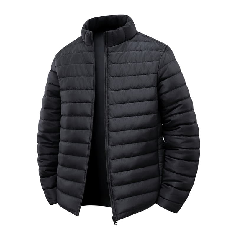 Cross-border Foreign Trade Winter Men's Cotton Padded Jacket Casual Lightweight Men's Outerwear Stand Collar Amazon Quilted Jacket Versatile Men's