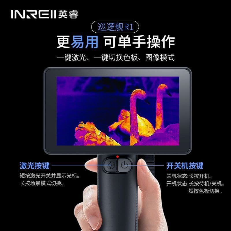 New Patrol Ship R1 Thermal Imaging Infrared Sensing Night Vision Device, Outdoor Search and Rescue All-in-One Unit R1+ from Source Factory