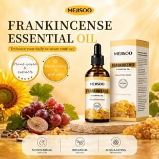 Export Cross-Border 100ml In Stock Essential Oil Frankincense Essential Oil Facial Moisturizing Massage Oil Multifunctional Essential Oil Wholesale
