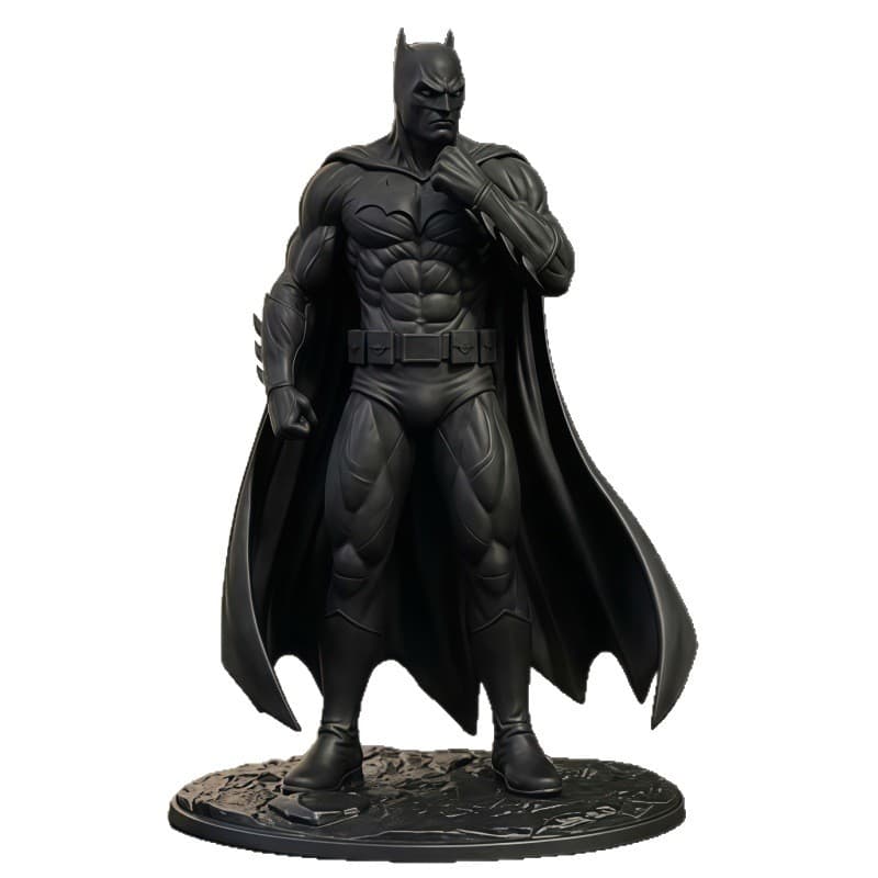 Cross-border New Product 3D Printed Dark Knight Batman Statue Figure Model Desktop Action Figure Ornament Hot Toy