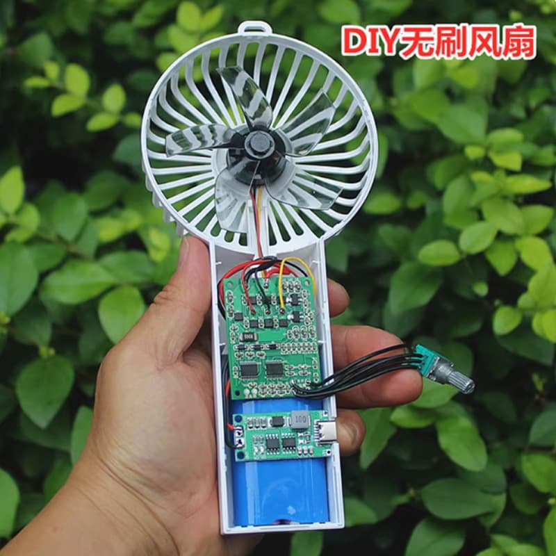 Handheld Brushless Fan Driver Board 7.4V 12V 24V DC Brushless Motor Speed Controller DIY Fan ESC