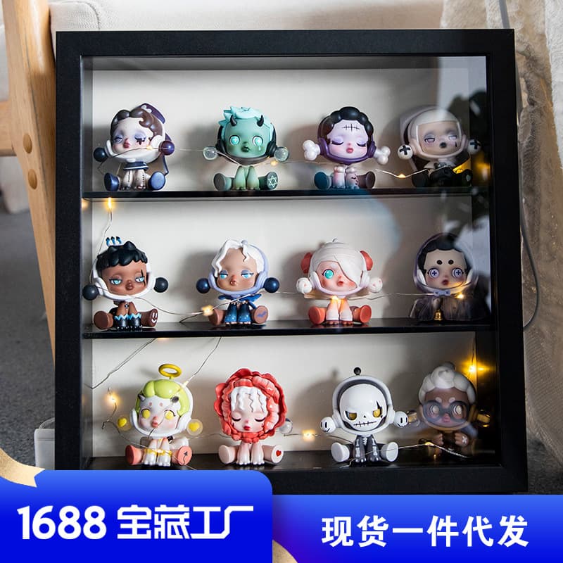 Photo Frame Table Pop Mart Bubble Mart Hand Box Display Box Shelf Partition Blind Box Storage Photo Frame