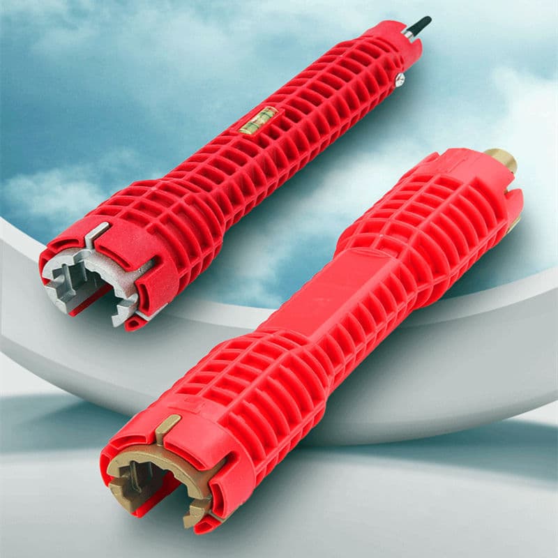 Multifunctional bathroom faucet sleeve sink wrench plumbing household water heater screw removal hardware tool