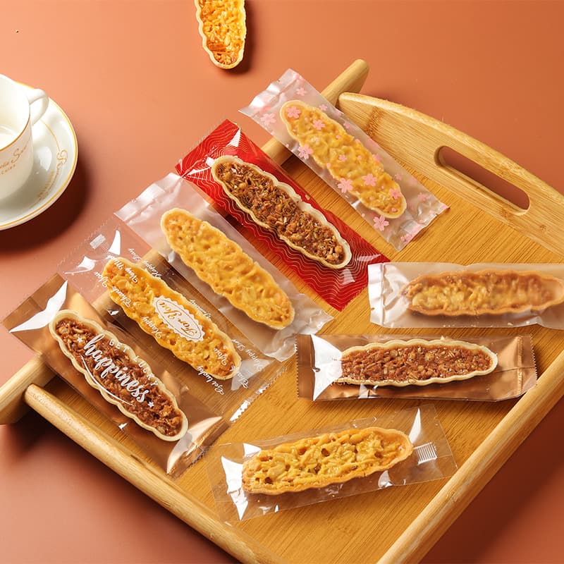Classic Boat-Shaped Glutinous Rice Boat Packaging Rectangular Baking Machine Sealing Bag Candy Stick Packaging Bag