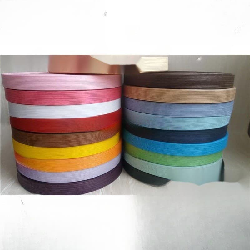 Wide Paper Rattan Colored String, Exported to Japan, 12-Strand Paper Rattan for Handcraft Weaving, 20m/10m Rolls