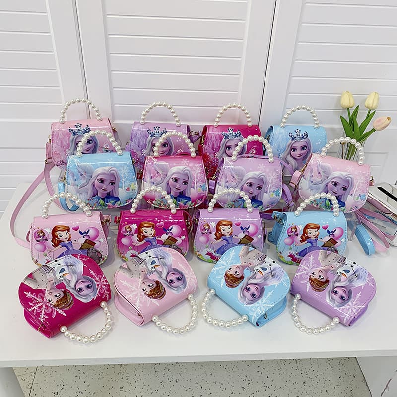 Frozen Girls Bag Elsa Crossbody Shoulder Bag Handbag Birthday Gift Coin Purse Waterproof Cute
