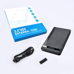 2.5-inch SSD Solid State Mechanical SATA Tool-Free Micro Interface USB 3.0 External Hard Drive Enclosure