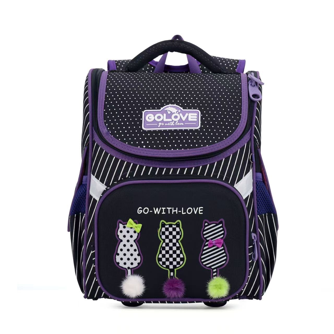 Cool GOLOVE schoolbags for primary school students, load-reducing, safe, breathable and spine-protecting children's schoolbags for grade 123 men and women