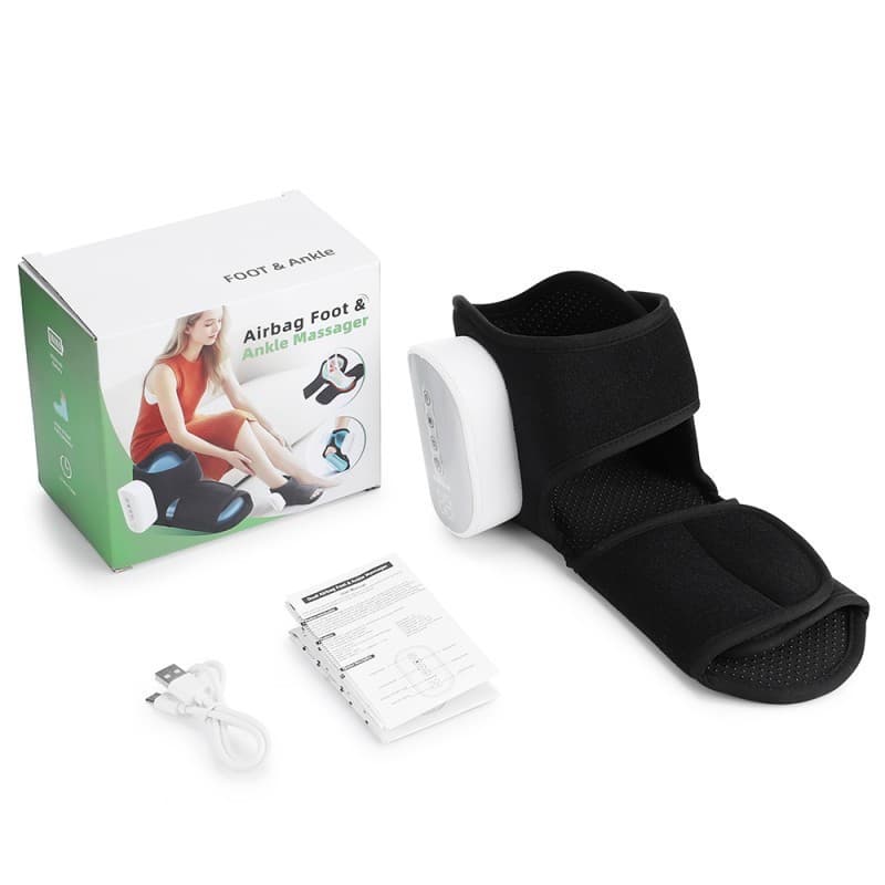 Cross-border Hot Compress Massage Ankle Protector, Home Electric Heating Vibration Foot and Ankle Joint Warm Therapy Massager