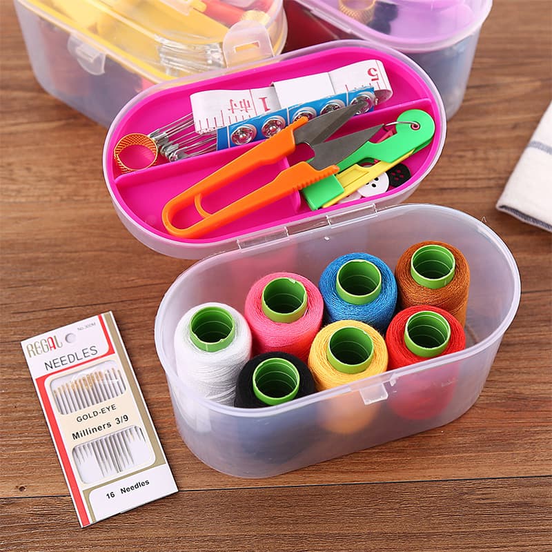 Large Sewing Kit Set, Portable 10-Piece Mini Tool Sewing Thread Multifunctional Needle and Thread Bag Wholesale