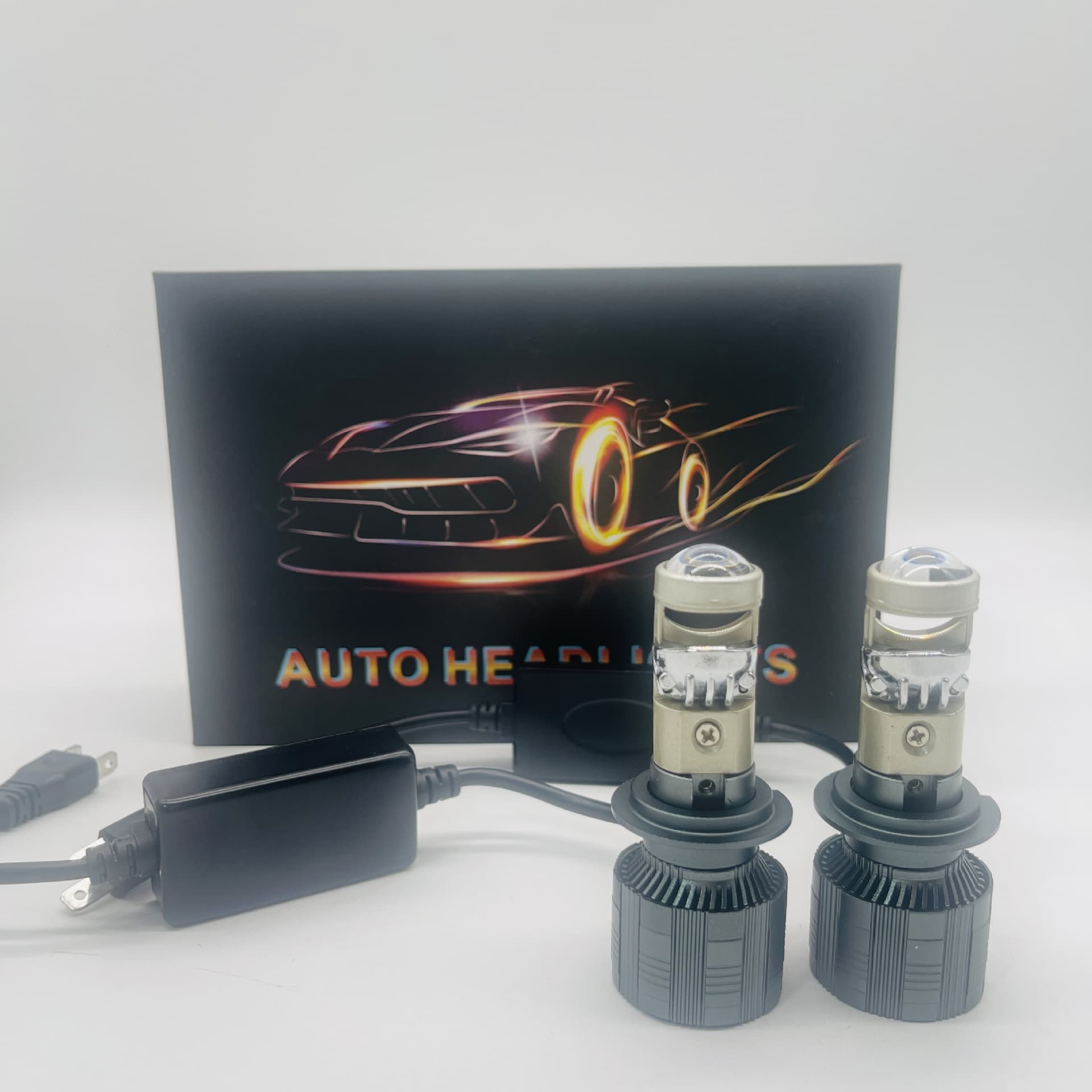 Cross-border Hot Selling H7 H11 Car Headlight Fish Eye Lens Single Light LED Headlight Small Lens Motorcycle Light Factory