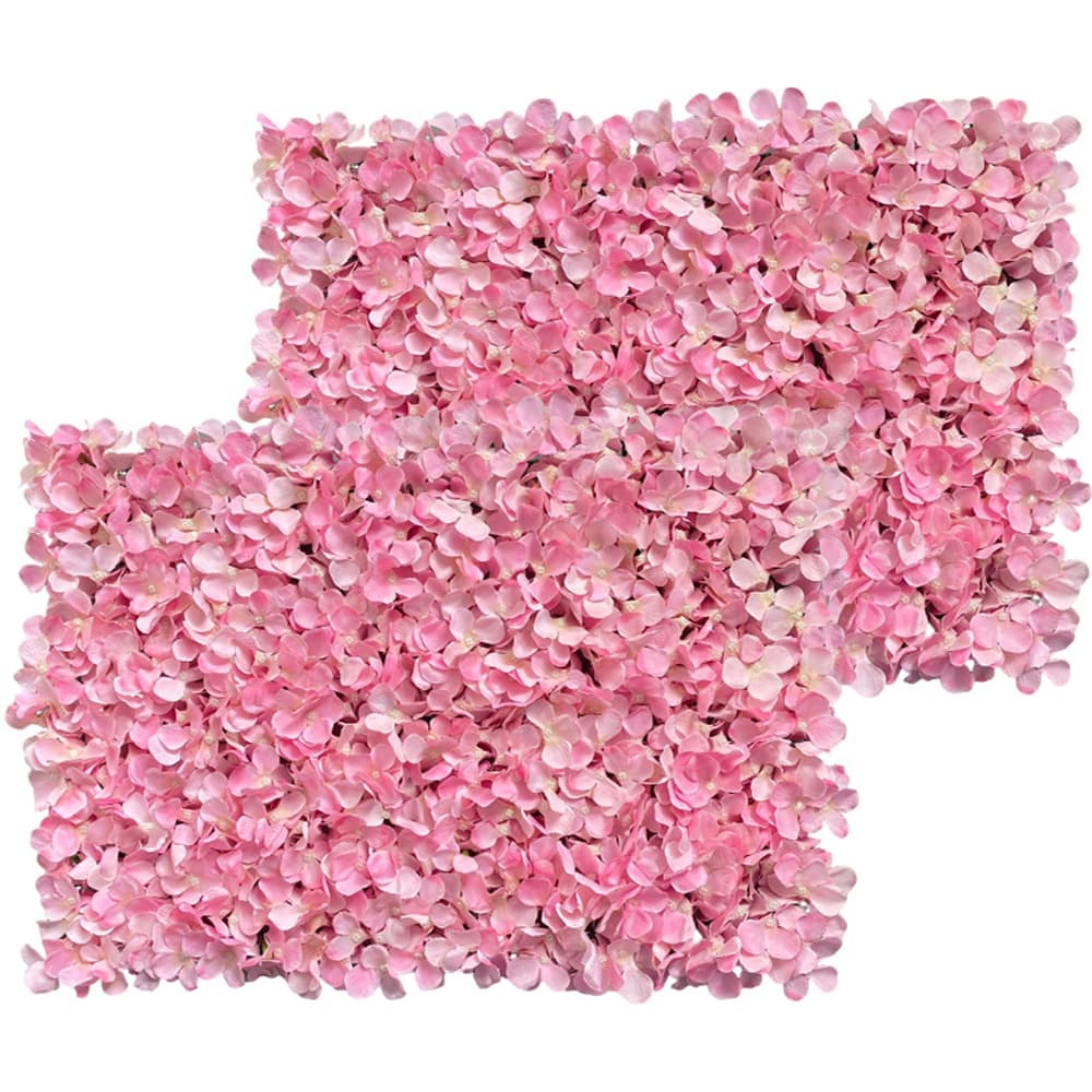 Amazon Cross-border Simulation Pink Flower Wall Wedding Decoration Background Wall Artificial Rose Hydrangea Row Wedding