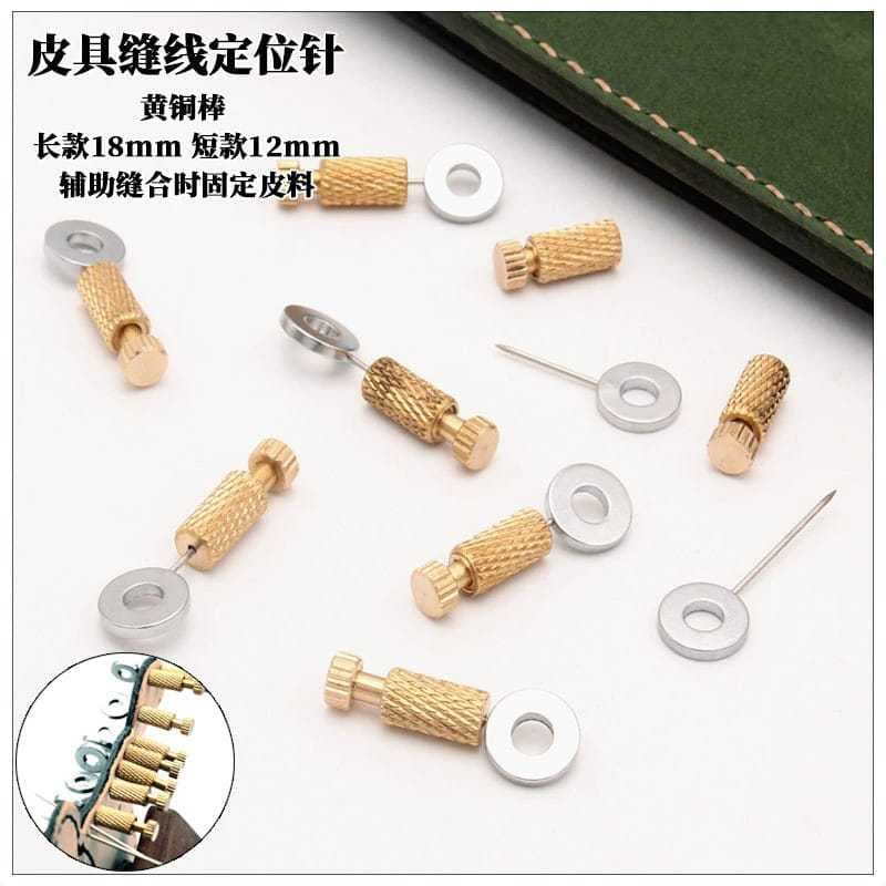 Leather Stitching Positioning Needle for Handmade Leathercraft DIY Fixing Needle Stitch Locator Sewing Needle Basting Needle