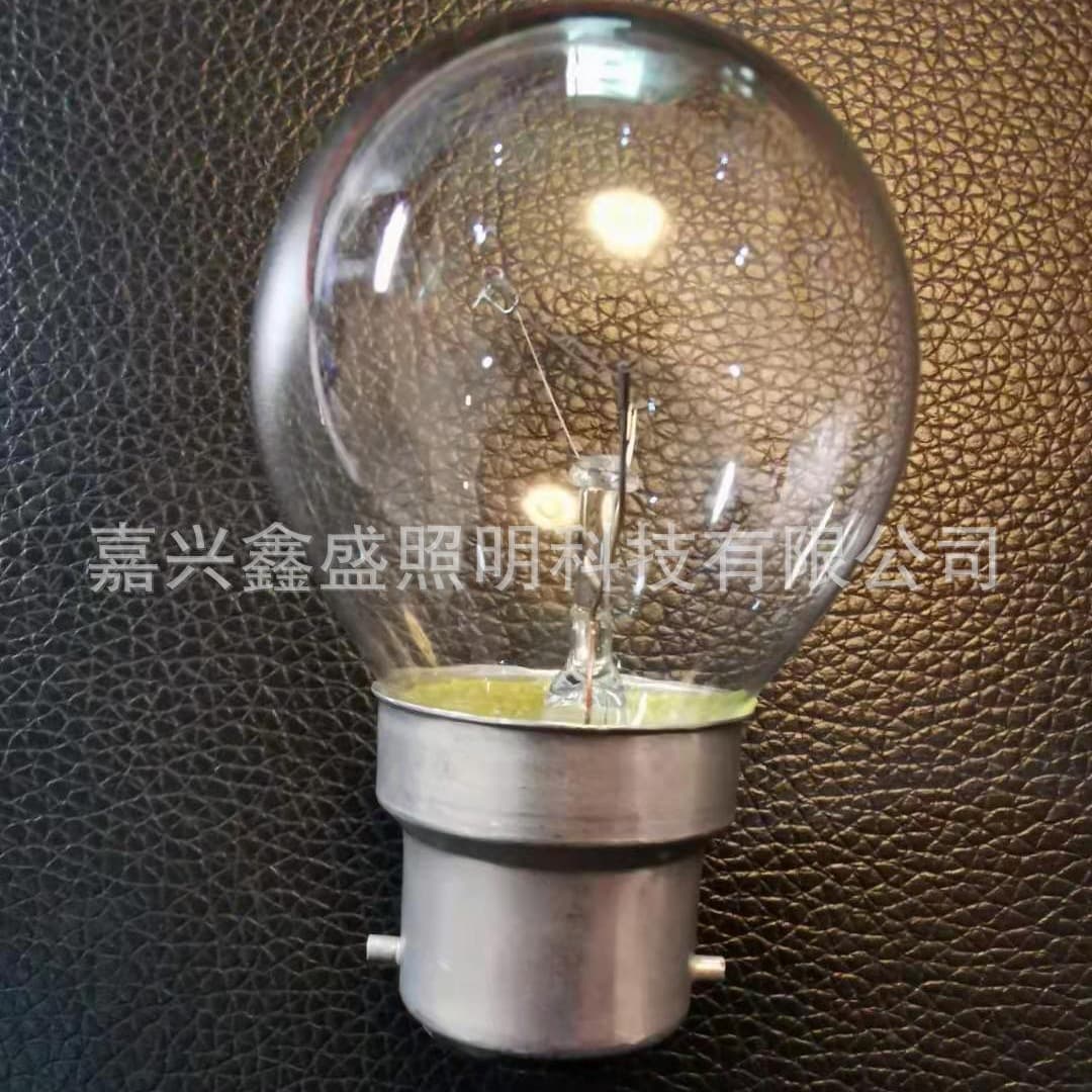 Desk Lamp Tungsten Filament Bulb Dimmable Screw Base, Household 5W-60W Decorative Transparent Frosted Yellow Light