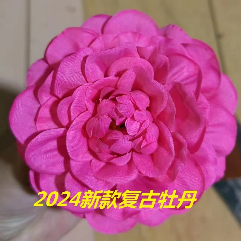 Artificial Peony Flowers Silk Fake Flowers Decorative DIY Wedding Celebration Handmade Hat Clothing Decoration Peony