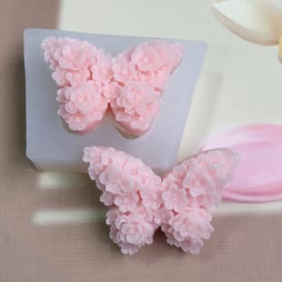 Mountain Flower Butterfly Silicone Mold Fondant Chocolate Baking Cake Mold Butterfly Aromatherapy Plaster Candle Mold